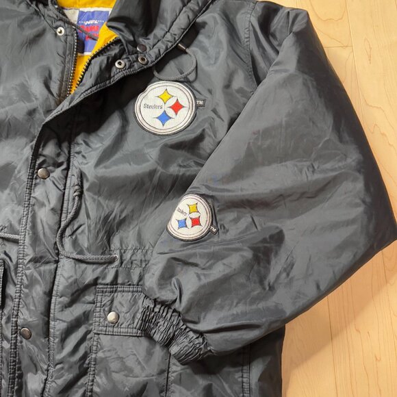 Vintage Pittsburgh Steelers Jacket NFL GAME DAY competition size M - Picture 6 of 10
